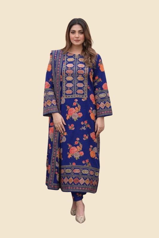 Floral_embroidery_blue_suit_set