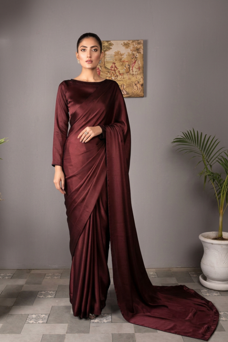 Silk_Sare_maroon